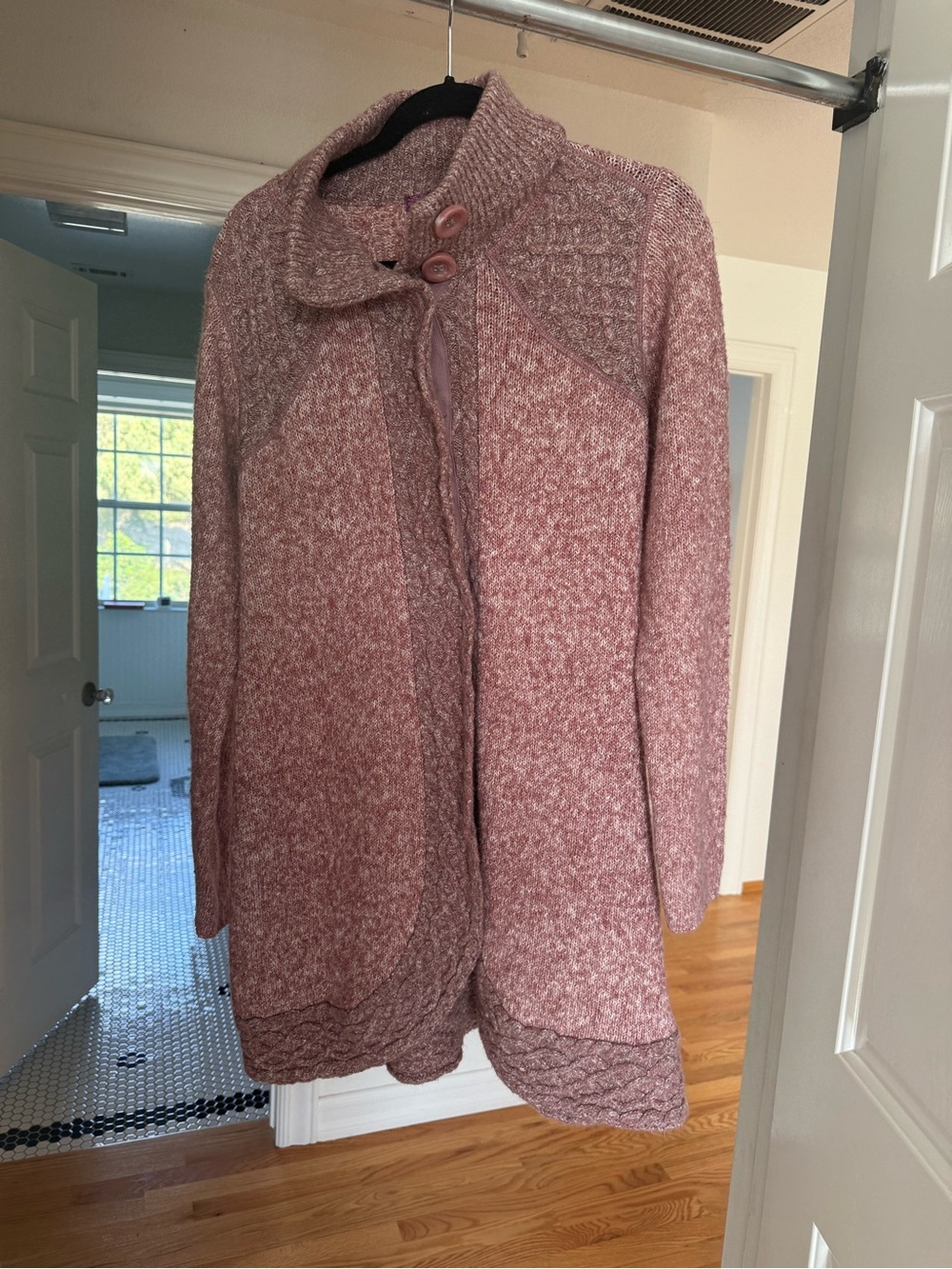 Prana wool, cotton, Molhair blend sweater